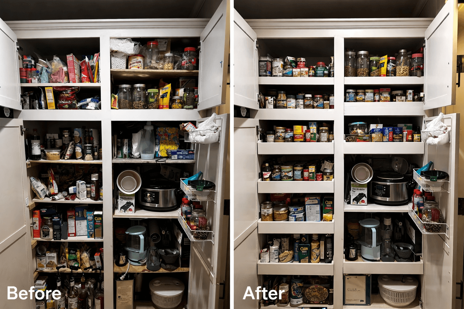 The Pantry Pull-Out Drawer Makeover
