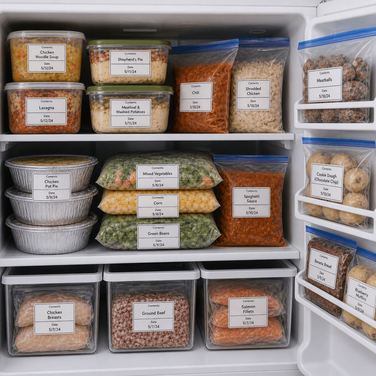 Frozen Finds & Freezer Labels
