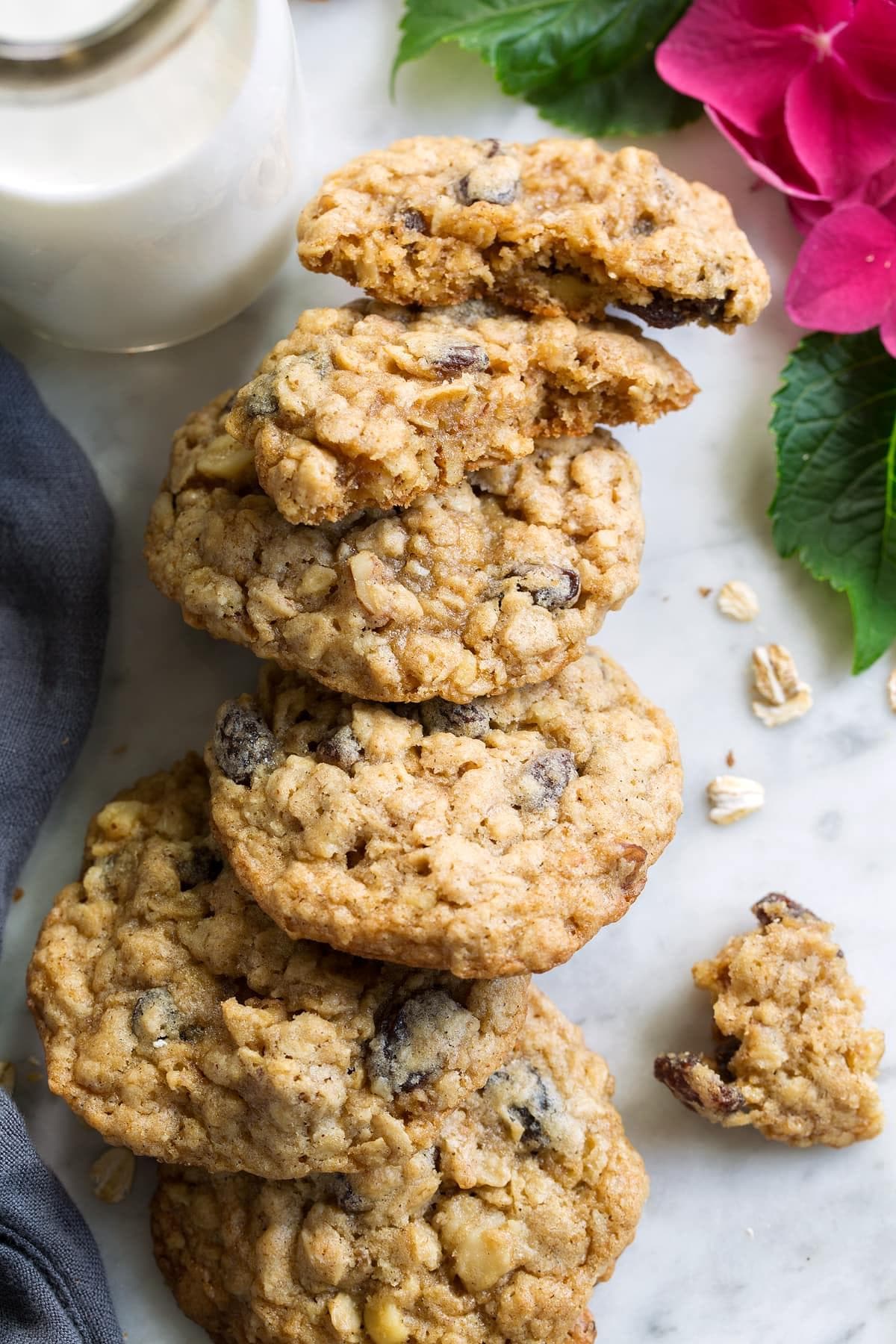 Oatmeal Cookies with Cooked Oatmeal